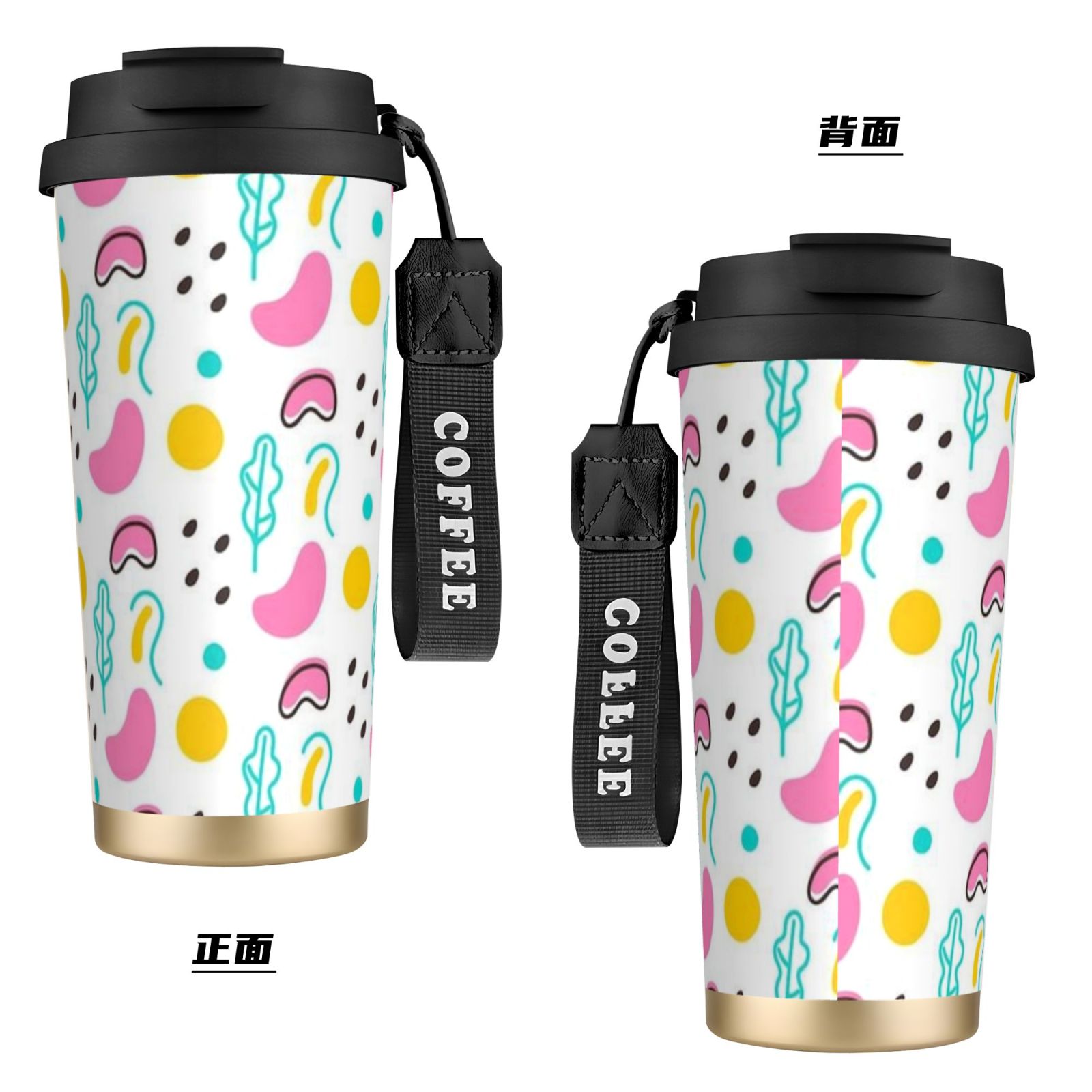 316 stainless steel double drink coffee cup