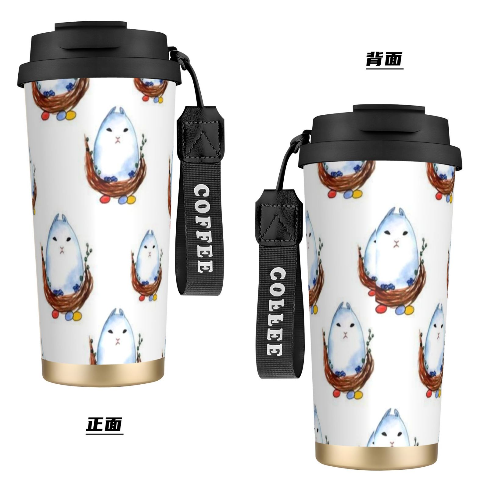 316 stainless steel double drink coffee cup