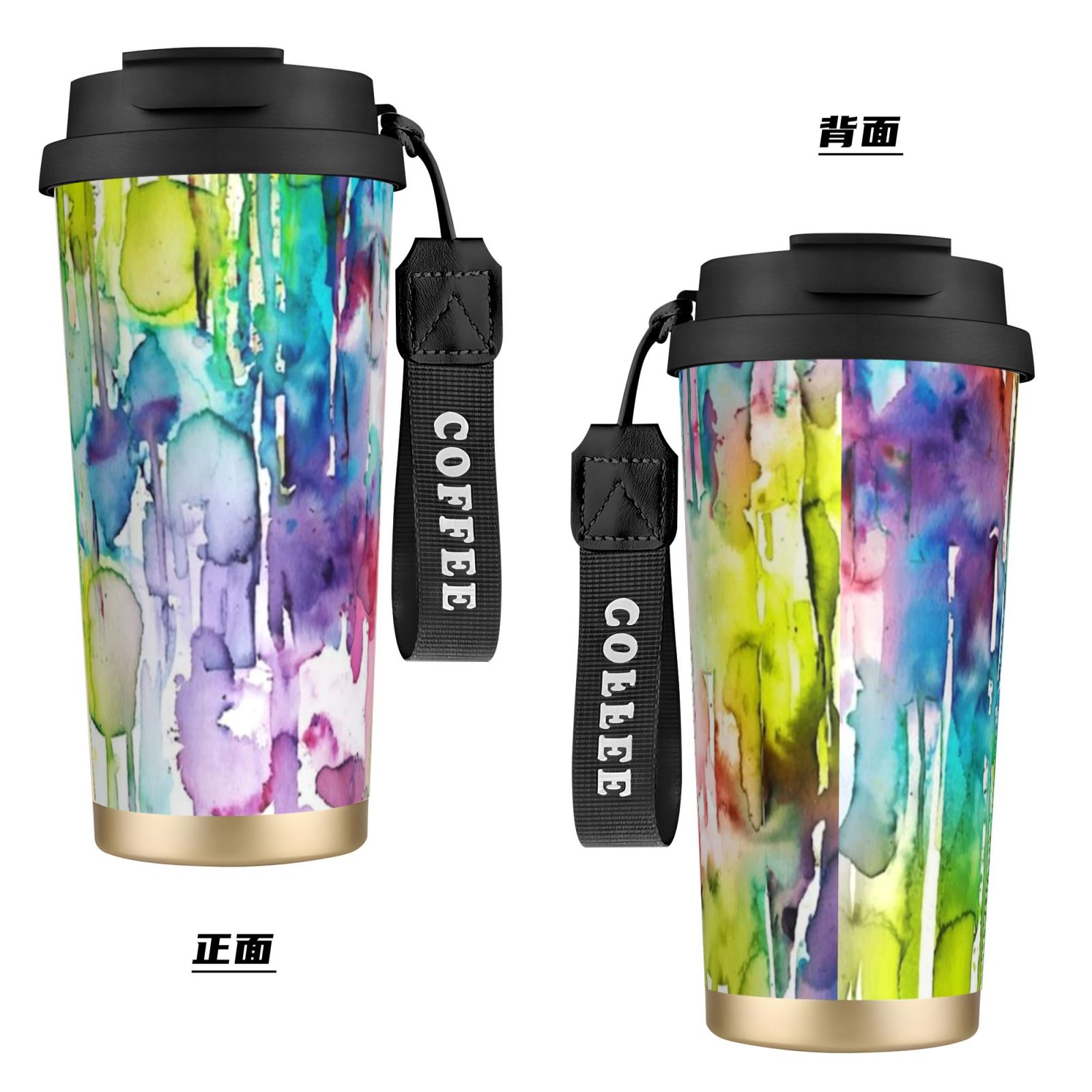 316 stainless steel double drink coffee cup
