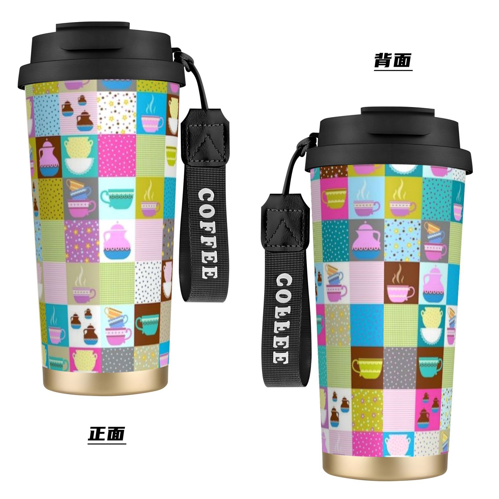 316 stainless steel double drink coffee cup
