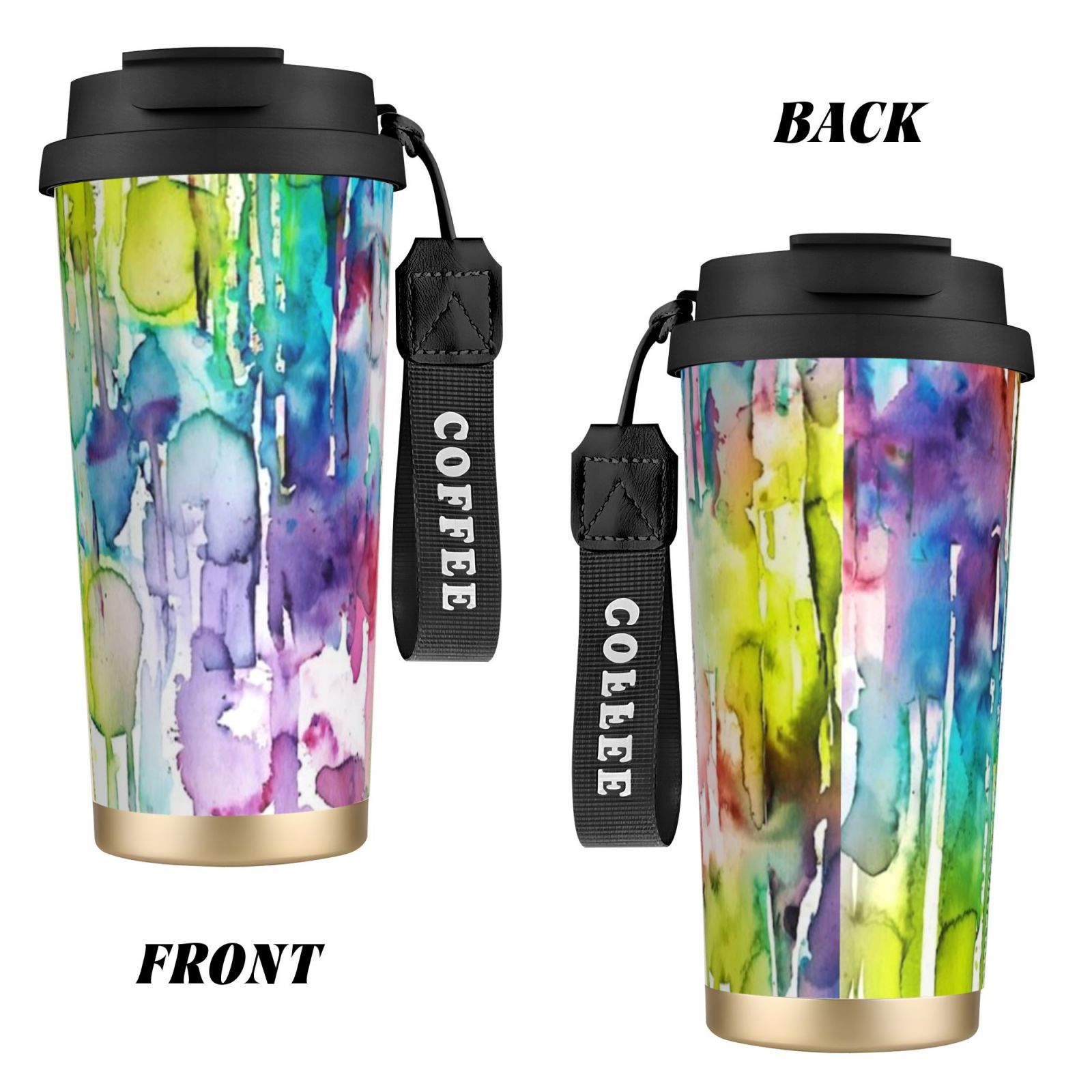 316 stainless steel double drink coffee cup