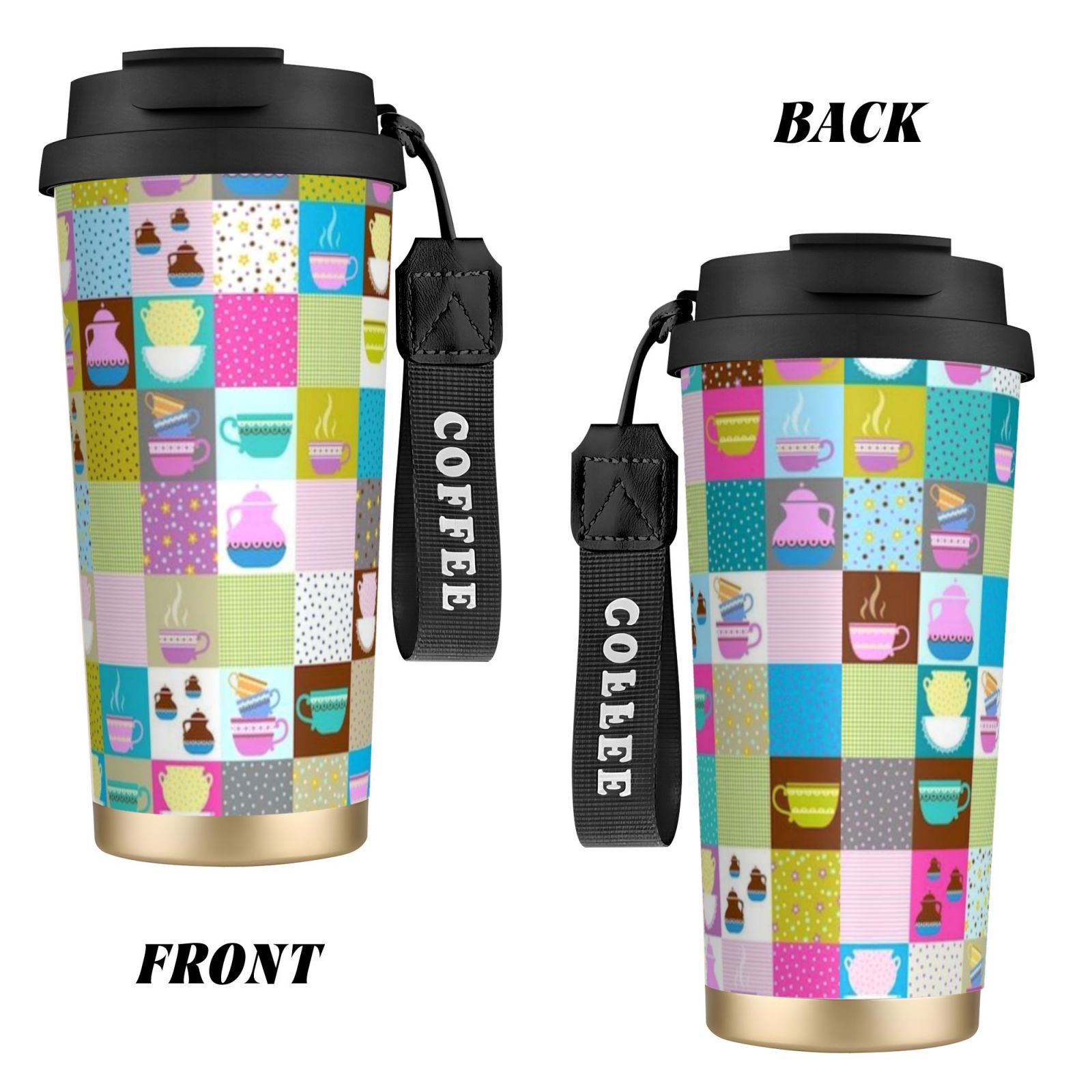 316 stainless steel double drink coffee cup