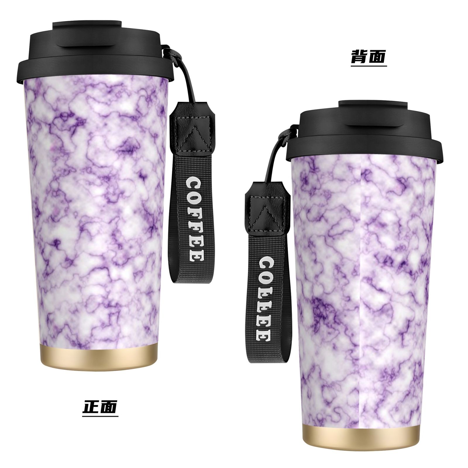 316 stainless steel double drink coffee cup