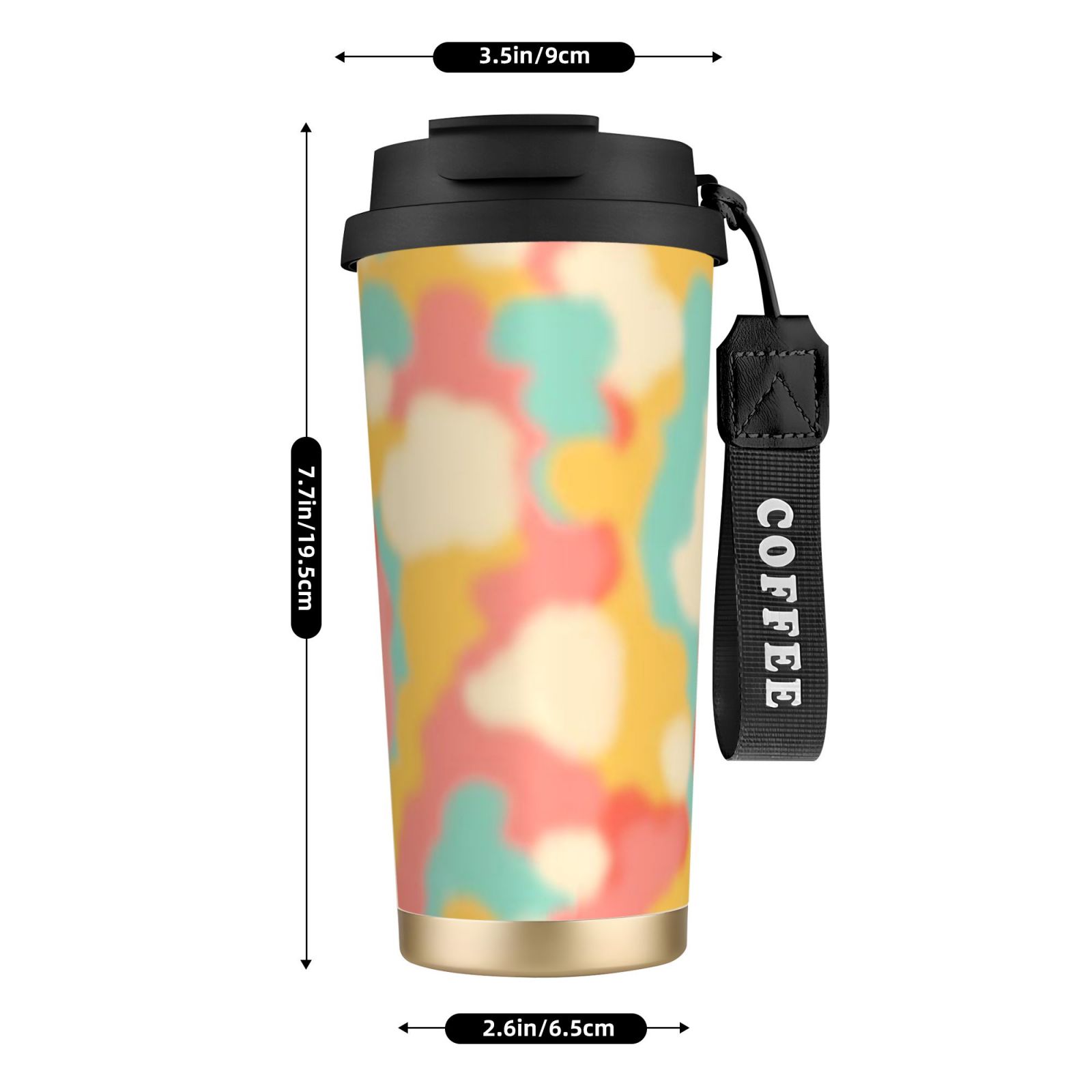 316 stainless steel double drink coffee cup
