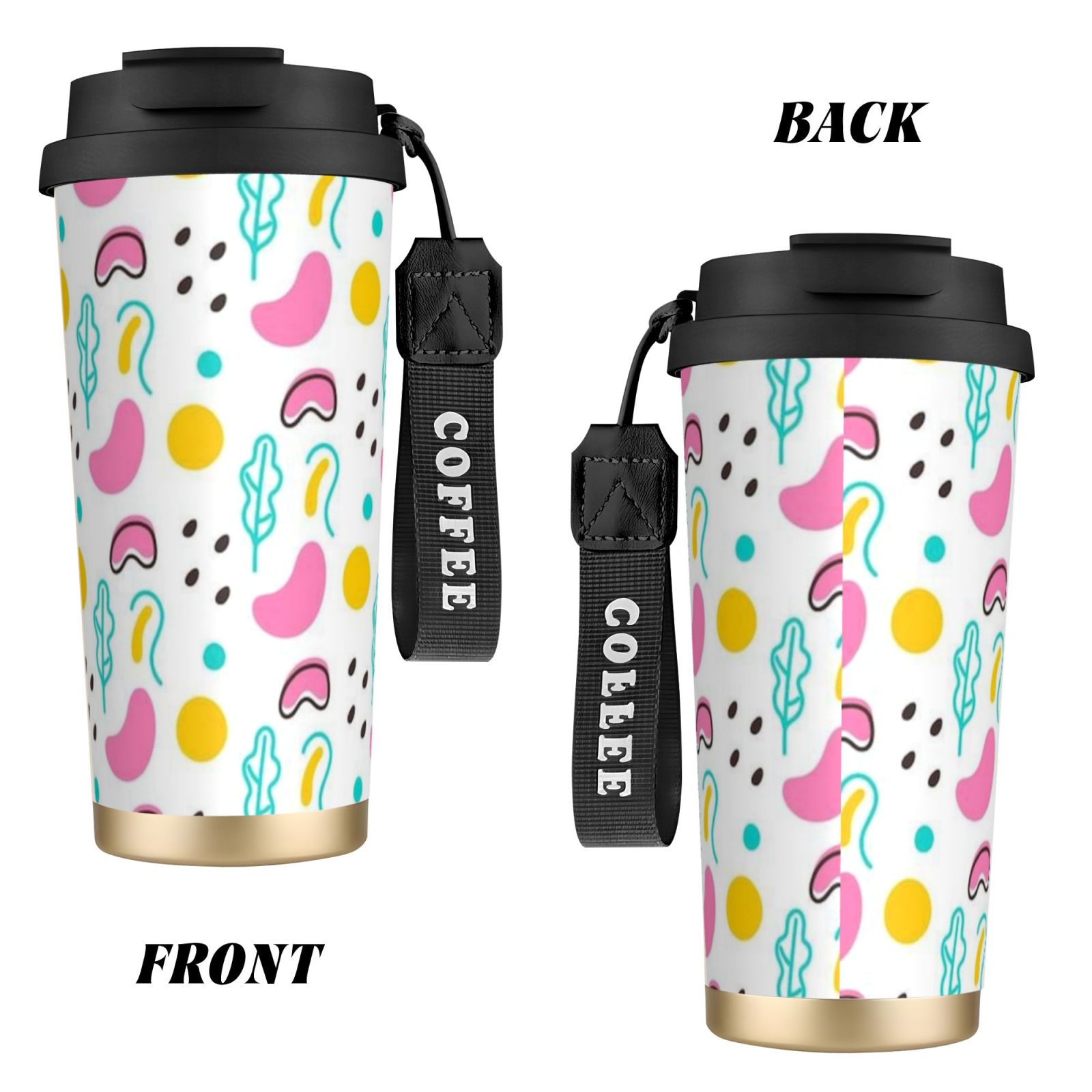 316 stainless steel double drink coffee cup